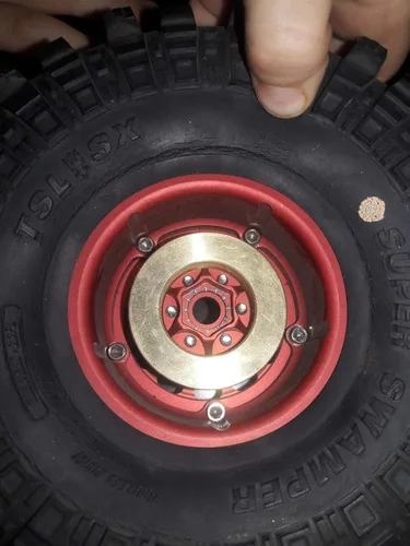 Vista 6 de 4 pesos internos de rueda para llantas Beadlock de 1/10 RC 1.9"/2.2