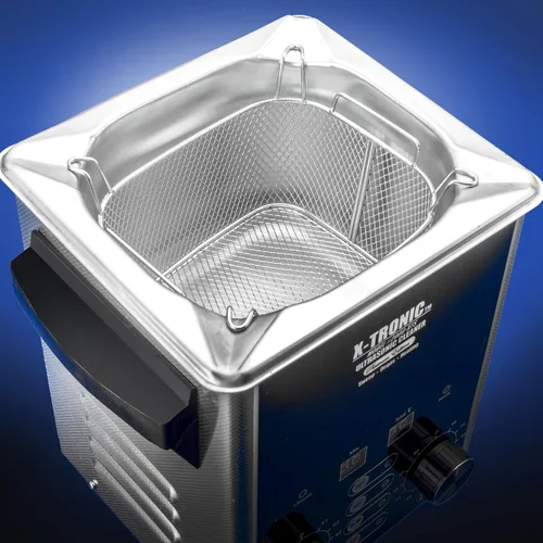 Vista 3 de X-Tronic Modelo #2000-XTS - Limpiador ultrasónico comercial con formato cuadrado de 2.0 litros "Platinum Edition" con pantallas LED