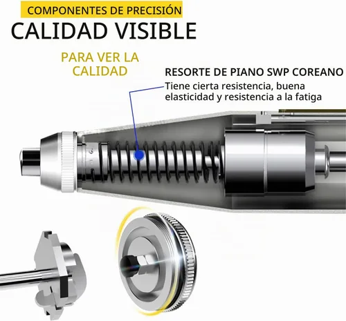 Vista 5 de HD-225A - Probador profesional de martillo de rebote de hormigón, herramienta de medidor de prueba de resiliómetro portátil con rango de 10-60
