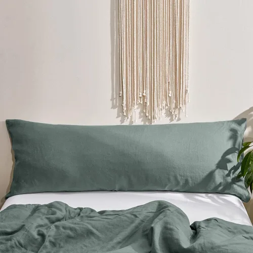 Vista 20 de Simple&Opulence Juego de funda de edredón 100% lino lavado de 104 x 92 pulgadas, juego de edredón suave de 3 piezas, doble bordado con cierre