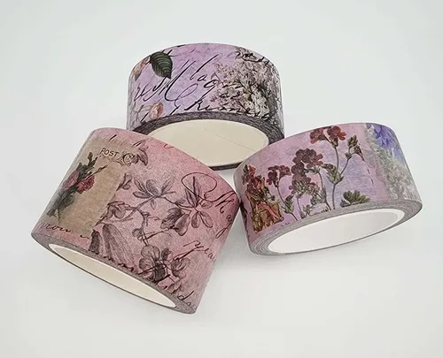 Vista 2 de Serenity Fair Cintas adhesivas washi de jardín de hadas (fiesta de té de jardín de rosas vintage de hadas)