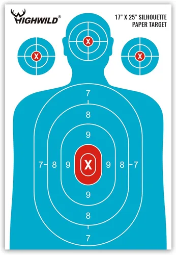 Vista 9 de Highwild Soporte de papel para objetivo de tiro al blanco - 17X25 Pulgadas - Adecuado para pistolas, rifles, armas de aire, armas de balines