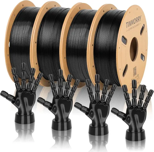 Vista 27 de TINMORRY - Filamento PETG CF de 1.75 mm para impresora 3D, compatible con Bambu LAB, Creality K1C, QIDI MAX3, FLASHFORGE Adventurer 5M, Prusa MK4