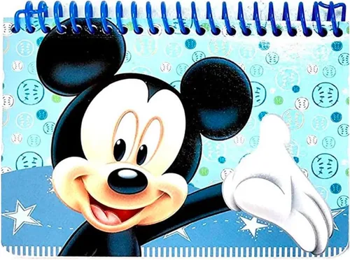 Vista 2 de Disney Mickey Mouse - Libros de autógrafos en espiral, juego de 2 libros (Mickey & Minnie)