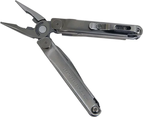 Vista 2 de LEATHERMAN, Multiherramienta Curl, herramienta diaria de acero inoxidable, con funda de nailon