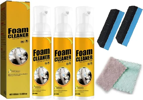 Vista 9 de Limpiador de espuma mágica para automóvil 2023, limpiador de espuma multiusos para automóvil y casa, limpiador de espuma de burbujas mágicas