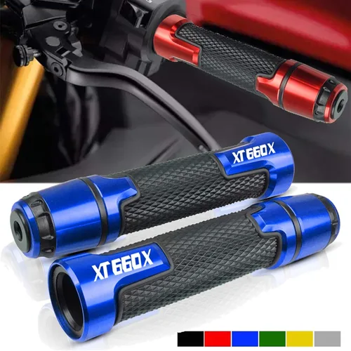 Vista 3 de LUTPOL for Yamaha XT660 XT660R XT660X Tenere XT 660 2004-2011 78'' Motorcycle Handle Bar CapsHandlebar Grips CNC 22MM (Color Gray)