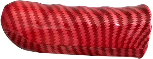 Vista 7 de ruihe Cubierta de mango de freno de mano de color rojo de fibra de carbono para Ford Ranger 2016 2017 2018 2019 2020 2021 2022 accesorios