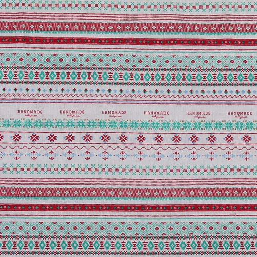 Vista 14 de Sheicon The Yard - Tela de impresión navideña de algodón y lino mezclado, estilo navideño, tela decorativa para proyectos de bricolaje, color alce