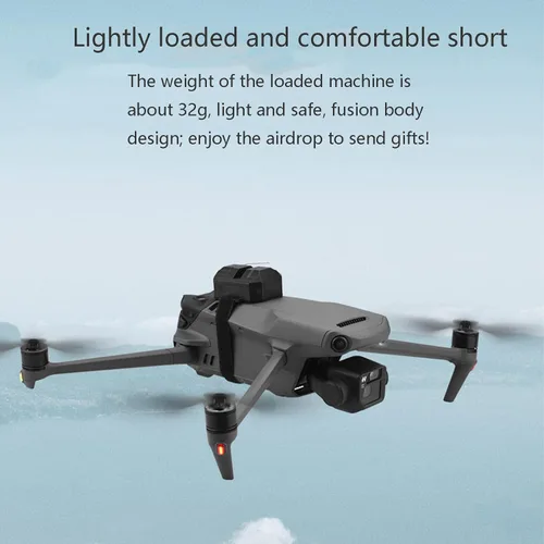 Vista 3 de Sistema Airdrop compatible con DJI Mini 4 Pro/Mini 3/Mini 3 Pro/Mini 2/Mini SE Drone Payload Dropper Release Dropper System Delivery Transport