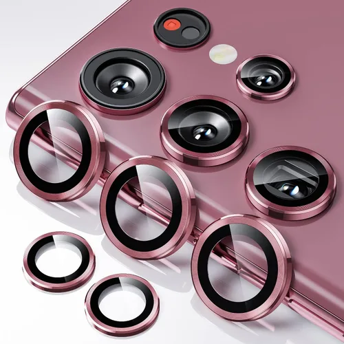 Vista 8 de Hoerrye - Protector de lente de cámara para Samsung Galaxy S22 Ultra, aleación a prueba de caídas y arañazos, protección para accesorios de 6.8
