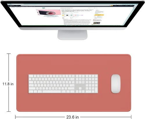 Vista 98 de Dapesuom Alfombrilla grande para mouse, alfombrilla de mouse para juegos extendida con bordes cosidos, alfombrillas de escritorio de tamaño completo