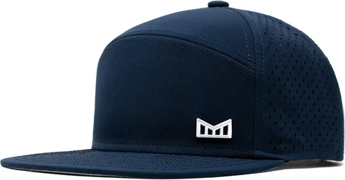 Vista 21 de melin Trenches Icon Hydro, Gorra Snapback de Rendimiento, Gorras de Visera Plana Resistente al Agua para Hombres y Mujeres, para Golf, Correr o Negro