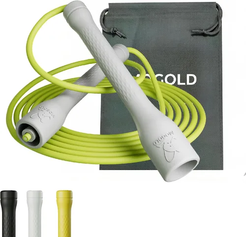 Vista 14 de Cuerda de Saltar para Entrenamiento, Cuerda de Saltar de PVC de 5mm, Longitud Ajustable con Manijas a Prueba de Rompimiento, Ideal