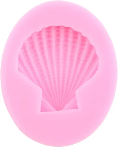 Vista 5 de Mujiang Moldes de silicona para caracola, estrella de mar, erizo de mar, para decoración de pasteles, decoración de pasteles, chocolate, pasta