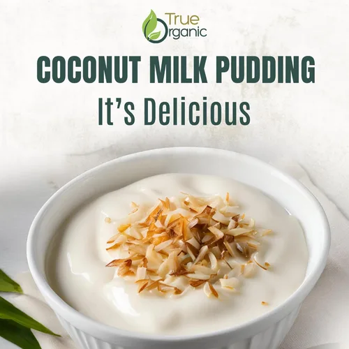 Vista 6 de True Organic Leche de coco sin azúcar de 13.5 onzas líquidas, sin goma guar, sin gluten, vegana y kosher, 18% de grasa de leche de coco