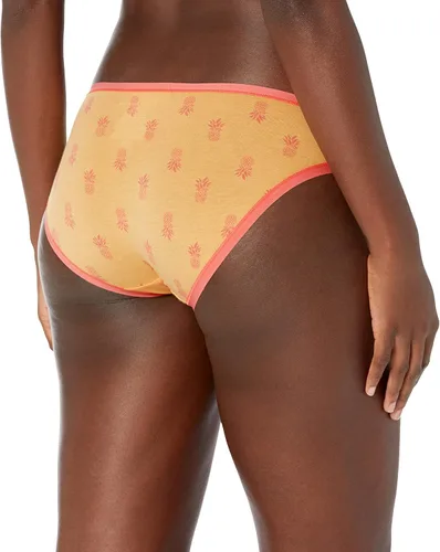 Vista 3 de Tienda Essentials Ropa interior de algodón estilo bikini para mujer paquete múltiple disponibles en tallas extra-grandes