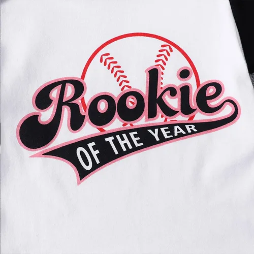 Vista 4 de Traje de primer cumpleaños para bebé niño, ropa de cumpleaños de un año, traje de béisbol deportivo para primer cumpleaños