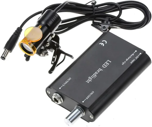 Vista 2 de Superdental Lámpara de faro tipo clip de metal con filtro