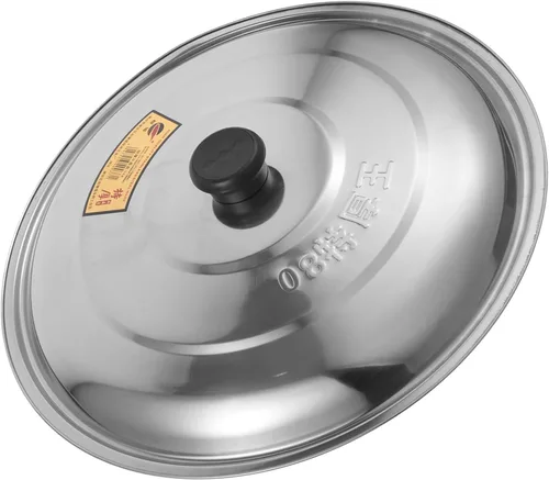 Vista 9 de DECHOUS Tapa universal para sartén, acero inoxidable, plata, se adapta a menos de 13 pulgadas (diámetro 13.0 in), redonda, tapa de olla