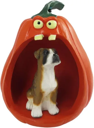 Vista 162 de Conversation Concepts Figura de Corgi galés de Halloween y calabaza Welsh Corgi Pembroke