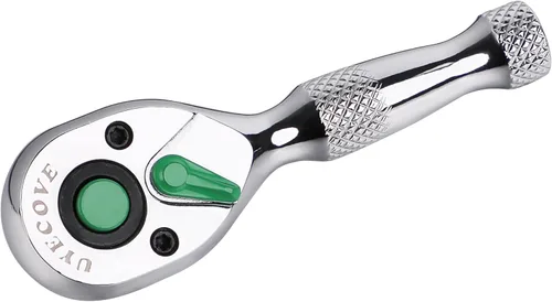 Vista 12 de Juego de trinquete de 3 piezas - Juego de llave de trinquete de transmisión de 1/4, 3/8, 1/2 pulgadas - Trinquete reversible de 72 dientes colorido