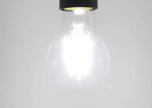 Vista 4 de Bombillas LED Edison A19 de 4 W regulables con base A60 E26/E27 para baño, cocina, sala de estar, 4 vatios (equivalente a 40 W), luz blanca diurna