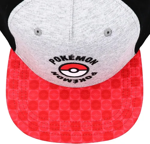 Vista 5 de Bioworld Pokemon Pokeball - Sombrero Snapback para jóvenes color negro Negro