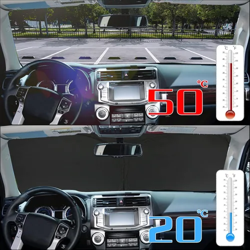 Vista 5 de D-Lumina CX5 - Parasol para parabrisas compatible con Mazda CX-5 2017 2018 2019 2020 2021 2022 2023 2024 2025 – Protector solar plegable