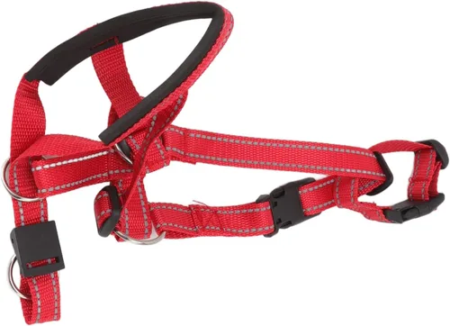 Vista 10 de TOPINCN Collar de cabeza para mascotas evita que las mascotas tiren, collar de perro halter con correa de seguridad para caminar al aire libre (L)