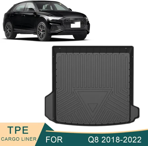 Vista 3 de Car Rubber Trunk mat, for A=UDI Q8 2018-2022, Rubber Luggage mat Car Trunk