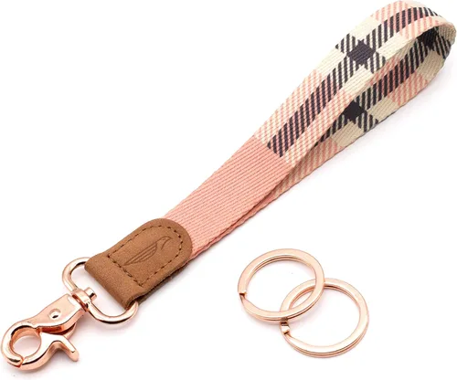 Vista 10 de Llavero de cordón POCKT para muñeca, para hombre y mujer, POCKT, estupendo cordón para las llaves, cartera y para tarjetas, con 2 anillos