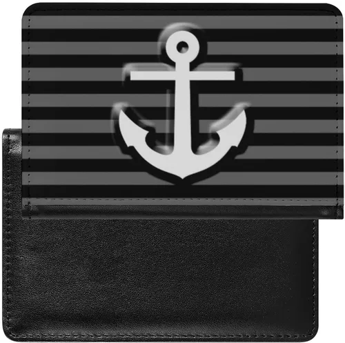 Leather Passport Holder RFID Blocking Passport Wallet Travel Documents Protector with Credit Card Slots