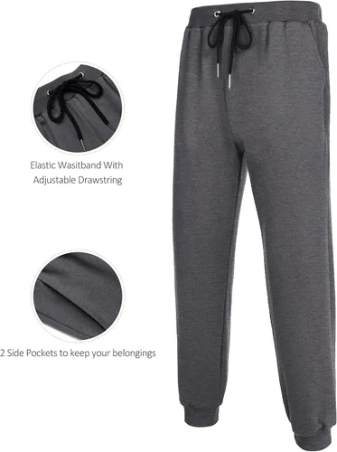 Vista 6 de COOFANDY Conjunto deportivo de 2 piezas con capucha para hombre, conjunto deportivo casual para correr, trotar