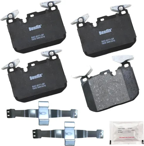 Vista 43 de Bendix Pastillas de freno delanteras de cerámica Priority1 CFC465AK2 para Acura EL 2005-1997, Honda Civic 2011-1996, Insight 2014-2010