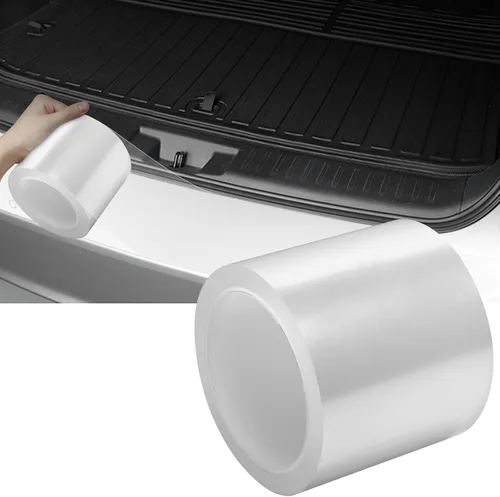 Vista 11 de DGSL Protectores de borde de puerta de auto, película de vinilo 5D de fibra de carbono para umbral de puerta de auto, película de envoltura