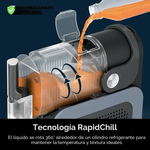 Vista 7 de Ninja FS301 Máquina Profesional con Tecnología RapidChill, Máquina de Bebidas y Granizados de 88 oz, 5 Programas Preestablecidos, Margaritas