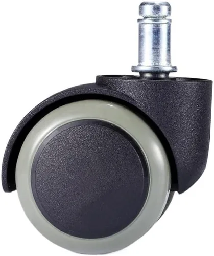 Vista 3 de KOFORD Rueda de rueda para silla de oficina de 2 pulgadas, ruedas giratorias silenciosas, ruedas de repuesto para muebles, rodillo de goma