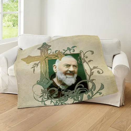 Vista 5 de CafePress Padre Pio Throw Blanket Super Soft Fleece Plush Throw Blanket, 60"x50