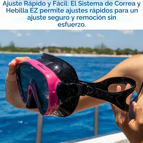 Vista 5 de TUSA Máscara deportiva Serene para adultos y esnórquel seco combinado con bolsa de viaje reutilizable