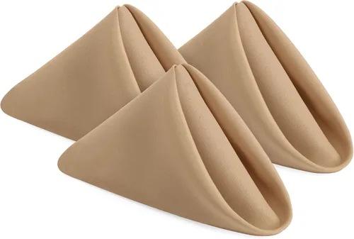 Vista 47 de Utopia Home Paquete de 24 servilletas de tela de 20 x 20 pulgadas, servilletas de cena 100% poliéster con bordes dobladillos, servilletas lavables