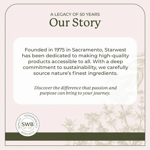 Vista 6 de Starwest Botanicals Polvo orgánico de bayas de espino – Hierba seca para té, mermelada y extractos de hierbas, certificado Kosher, sin OMG – Bolsa a