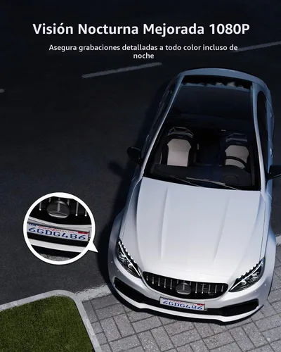 Vista 5 de Lepro Cámara de reflector, luz de seguridad activada por movimiento, grabación automática, video de 1080P, conversación bidireccional, brillo