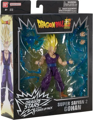 Vista 15 de Dragon Stars Series - Dragon Ball Super - Super Saiyan 2 Gohan, Power Up Pack 6.5 pulgadas, juego de figuras de acción
