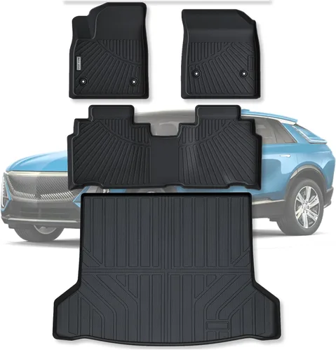 Vista 12 de Alfombrilla de carga con protección de respaldo para Tesla Model Y Juniper 5 asientos 2025 2026, forro de carga con protección para todo