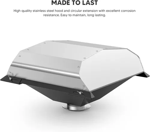 Vista 7 de Accesorio para horno de pizza de leña Stanbroil para parrillas de pellets Traeger, Pit Boss, Camp Chef, Green Mountain Grills, Z Grills, Smokin