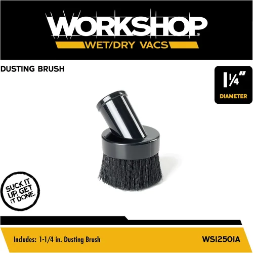 Vista 2 de WORKSHOP Aspiradora para líquidos y polvo con cepillo para polvo de 1-1/4 pulgadas