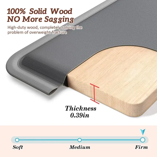 Vista 8 de Jin&Bao Soporte de cojín de sofá para flacidez, cojín de sofá de madera maciza resistente, soporte de 21 a 45 pulgadas para sofá biplaza, soporte