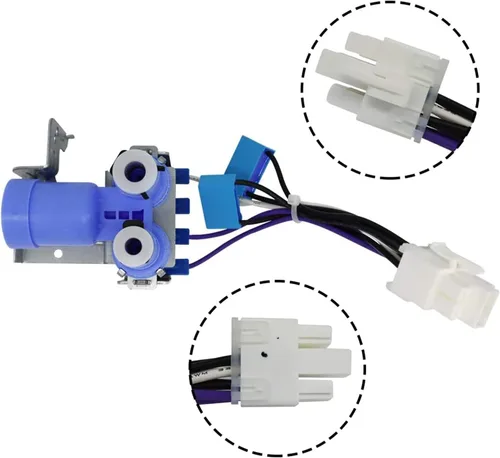 Vista 2 de [DA62-02360B Válvula OEM Mania] DA62-02360B NUEVO OEM compatible para Samsung Refrigerador Electroválvula de agua pieza de repuesto