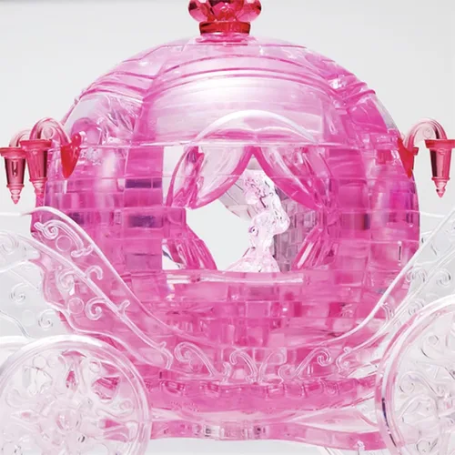 Vista 4 de BePuzzled, Carriage Deluxe - Rompecabezas de cristal 3D original, perfecto para rompecabezas a partir de 12 años, desafiante de completar y hermoso